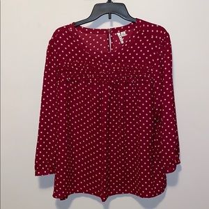 Polkadot blouse
